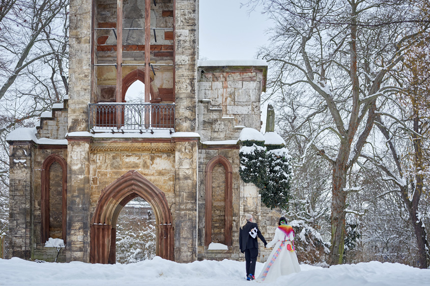 Winter Hochzeit in Weimar White Wedding Bild-376